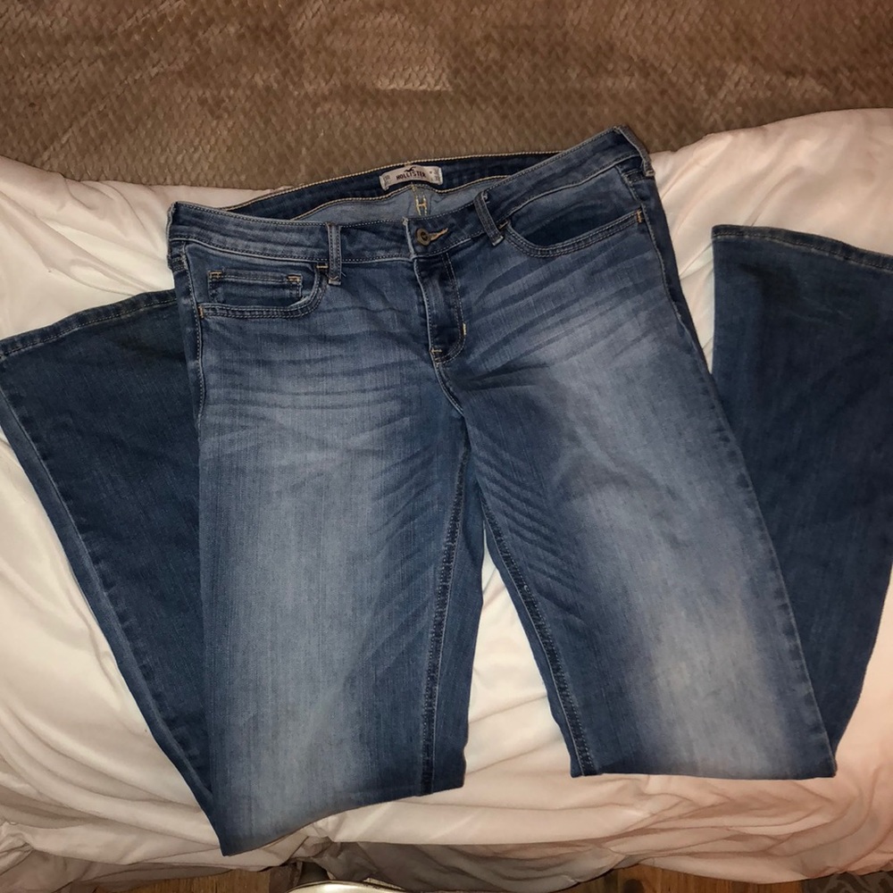 Hollister boot cut jeans!